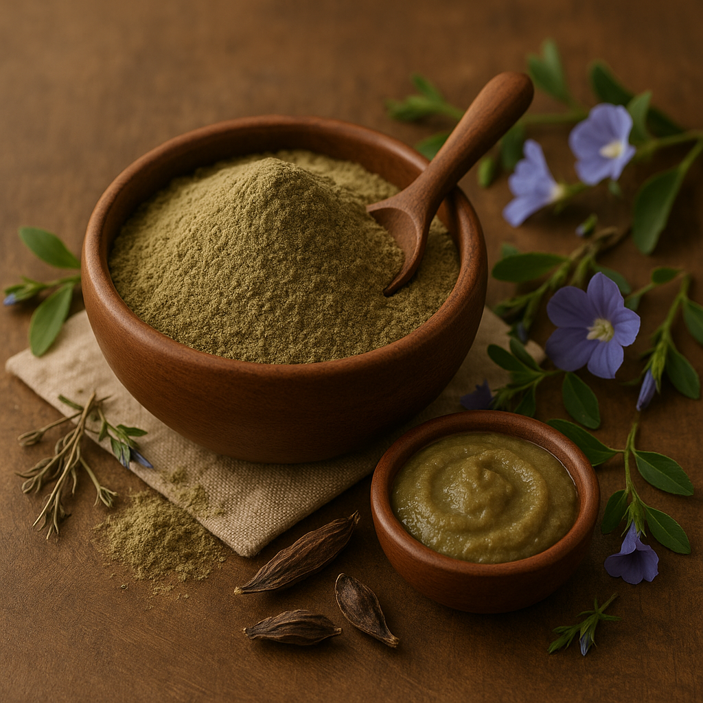 Shankhpushpi Powder – 100% Natural | Memory, Focus & Stress Relief Ayurvedic Brain Tonic