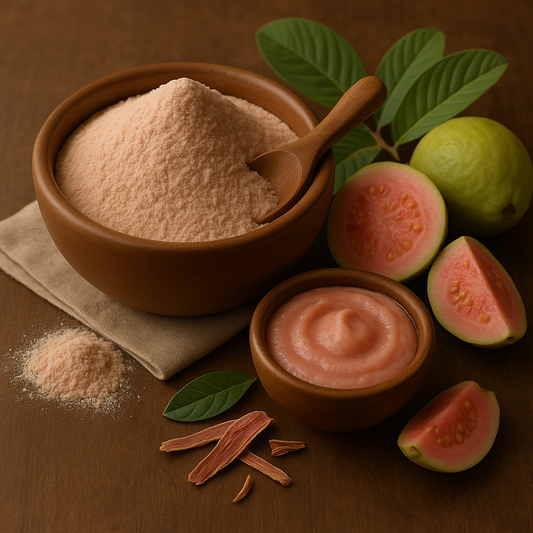 100% Natural Amrud (Guava) Leaves Powder – Herbal Remedy for Hair, Skin & Wellness