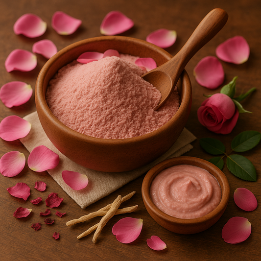 Rose Petal Powder – 100% Natural | Skin Glow, Toner & Hair Conditioning Herbal Powder
