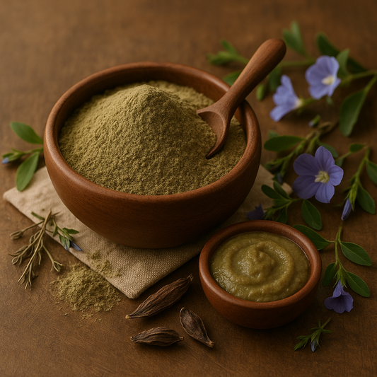Shankhpushpi Powder – 100% Natural | Memory, Focus & Stress Relief Ayurvedic Brain Tonic