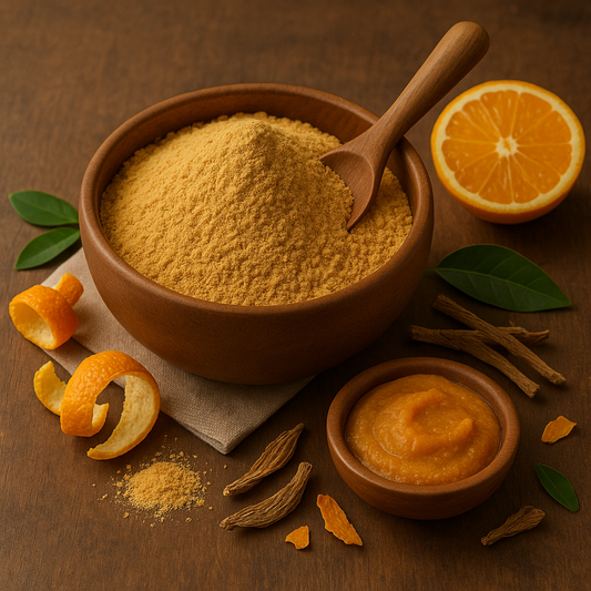 Santra Powder (Orange Peel Powder) – 100% Natural | Skin Brightening, Oil Control & Vitamin C Enriched Herb