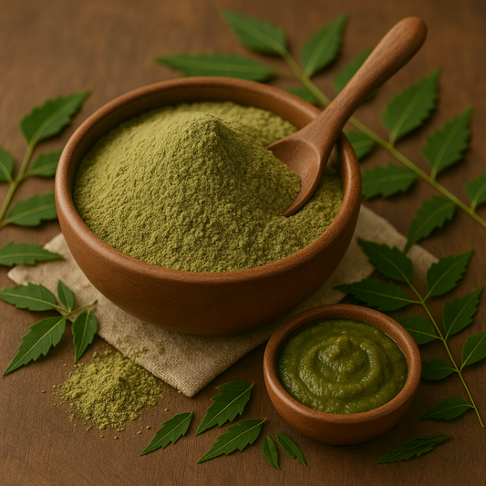 Neem Powder (Food Grade) – 100% Pure | Natural Detoxifier, Immunity Booster & Skin Purifier